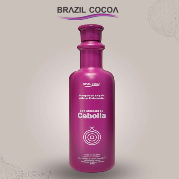 Shampoo de cebolla brazil cocoa
